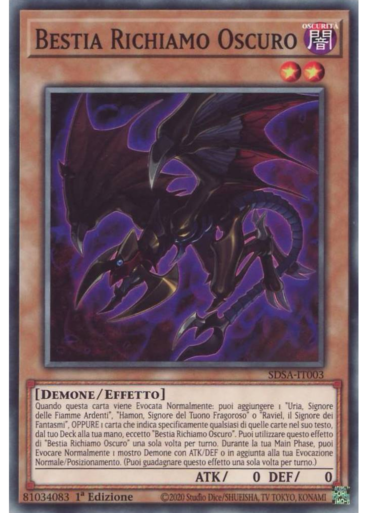 Bestia Richiamo Oscuro
