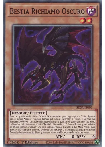 Bestia Richiamo Oscuro