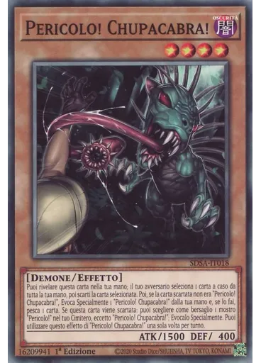 Pericolo! Chupacabra!