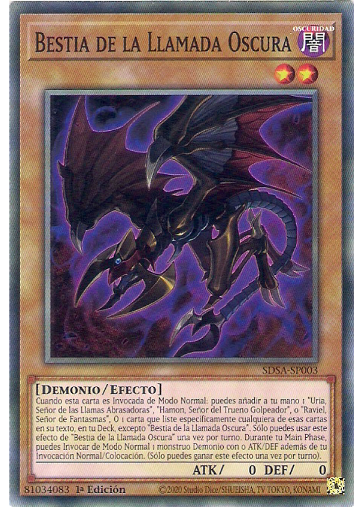 Bestia de la Llamada Oscura
