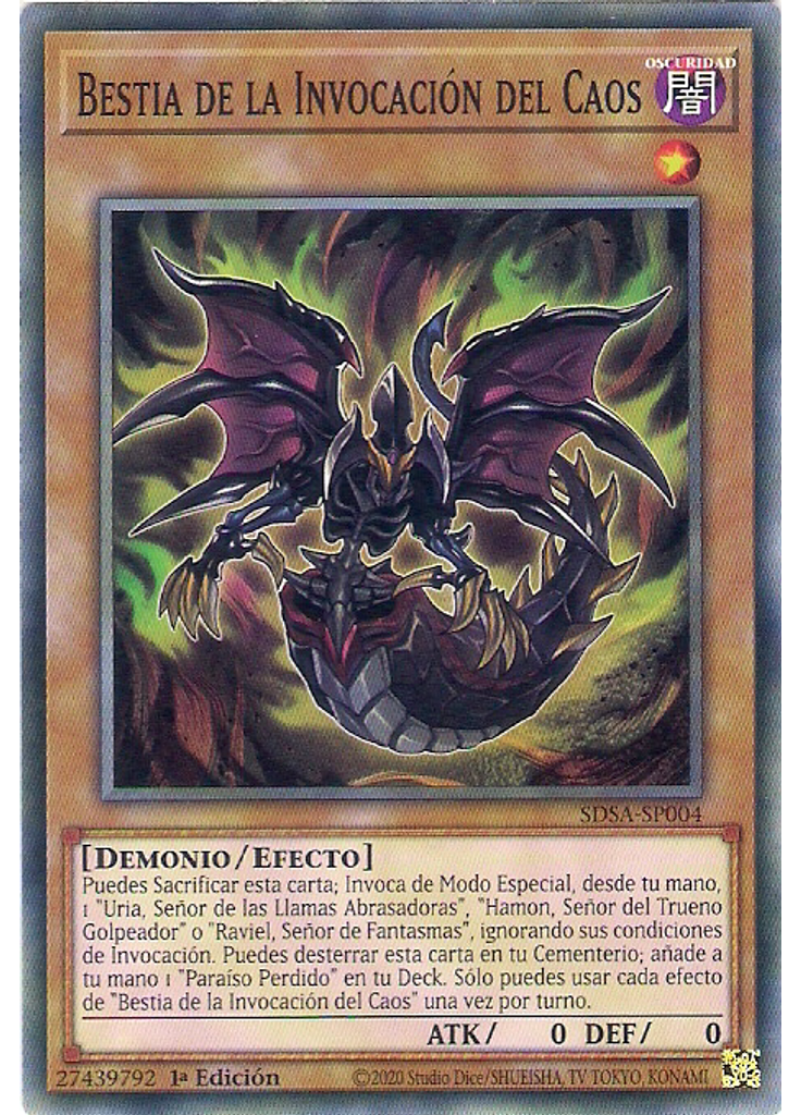 Bestia de la Invocación del Caos