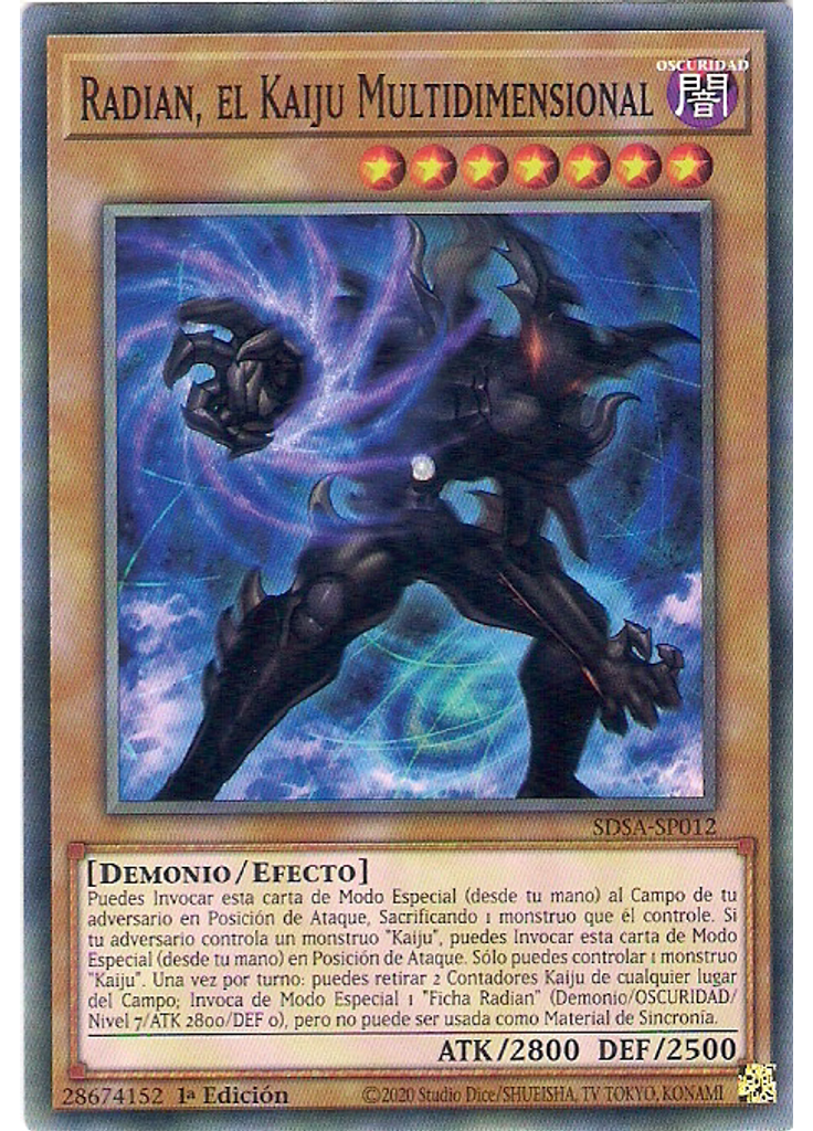 Radian, el Kaiju Multidimensional