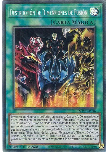 Destrucción de Dimensiones de Fusión