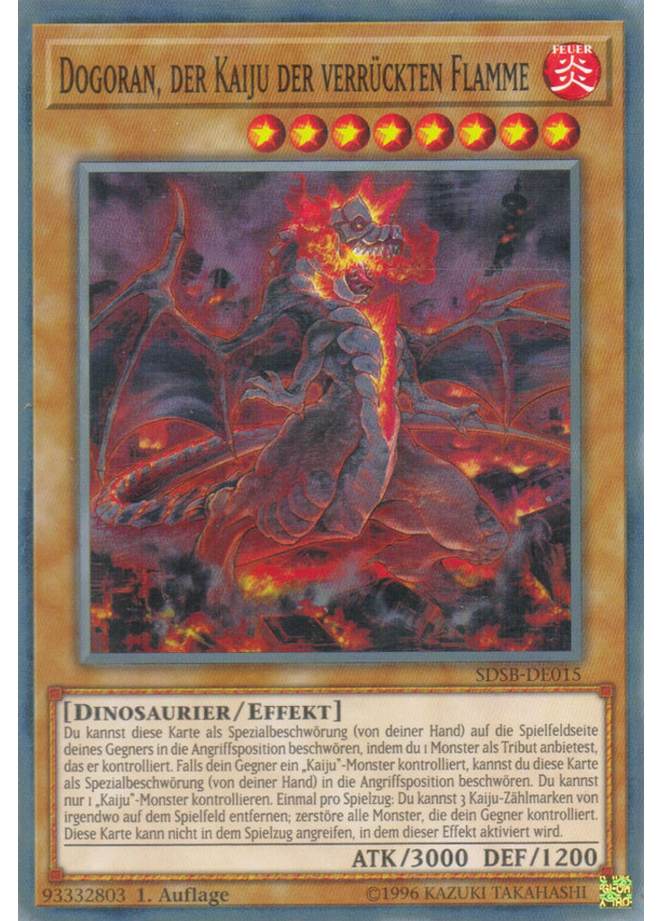 Dogoran, der Kaiju der verrückten Flamme