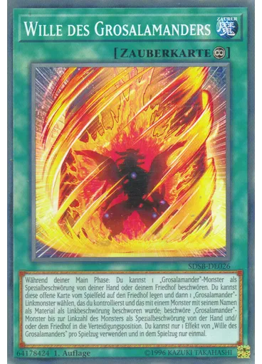 Wille des Grosalamanders