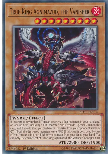 True King Agnimazud, the Vanisher — Structure Deck: Soulburner