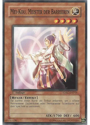 Mei-Kou, Meister der Barrieren