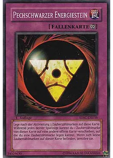 Pechschwarzer Energiestein — Spellcaster's Command Structure Deck