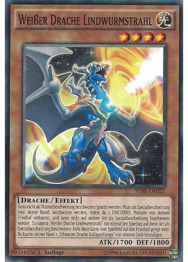 Weißer Drache Lindwurmstrahl