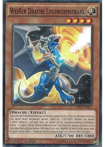 Weißer Drache Lindwurmstrahl