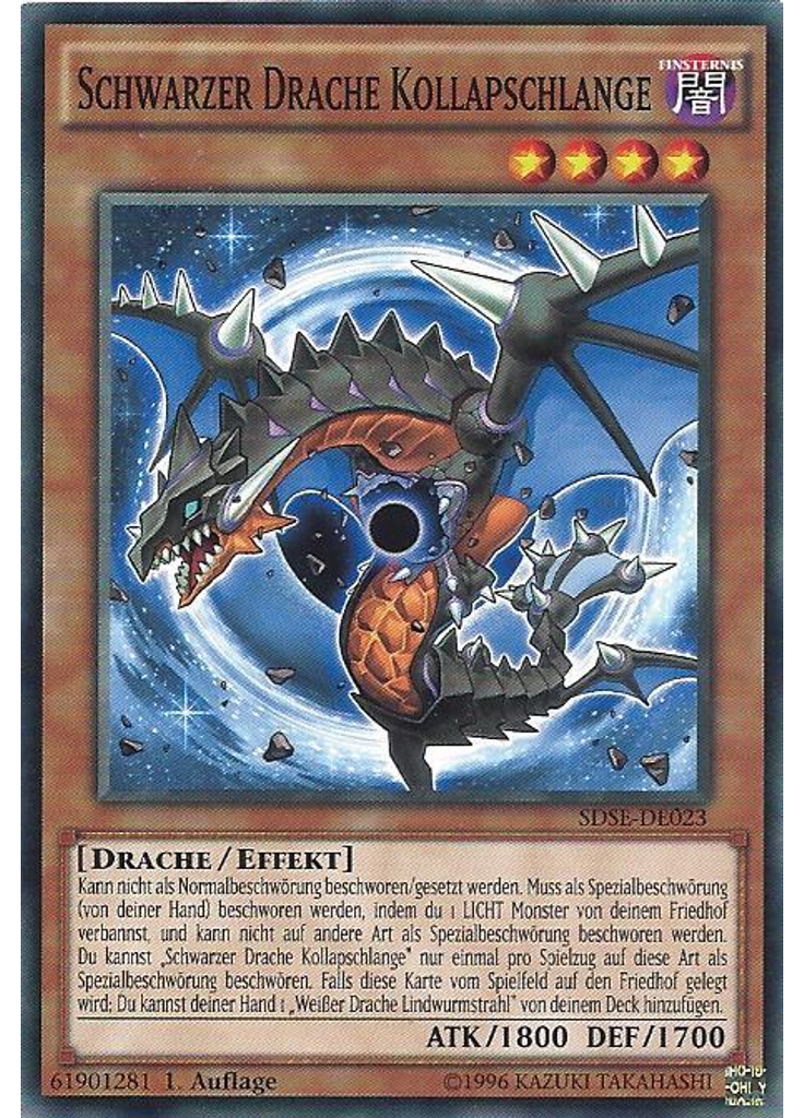 Schwarzer Drache Kollapschlange