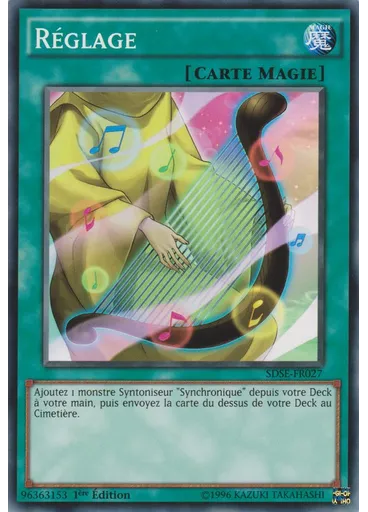 Réglage