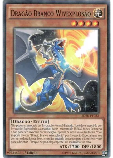 Dragão Branco Wivexplosão — Sincron Extremo Deck Estrutural