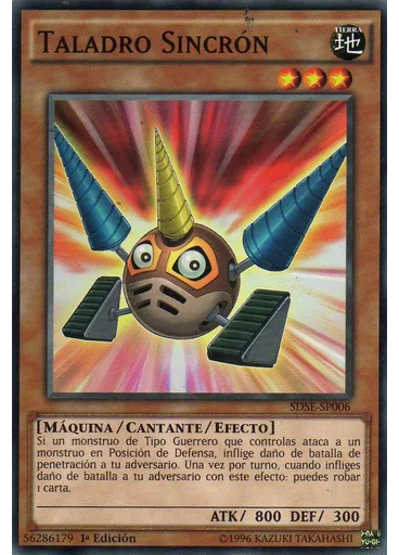 Taladro Sincrón — Sincrón Extremo Baraja de Estructura