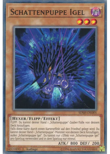 Schattenpuppe Igel — Structure Deck: Shaddoll Showdown
