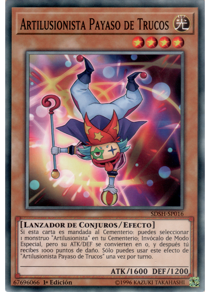 Artilusionista Payaso de Trucos