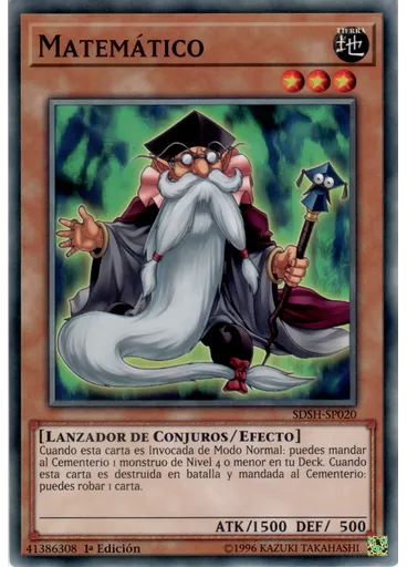 Matemático — Baraja de Estructura: Confrontación de Sombrañecas
