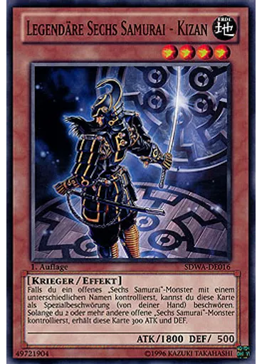 Legendäre Sechs Samurai - Kizan