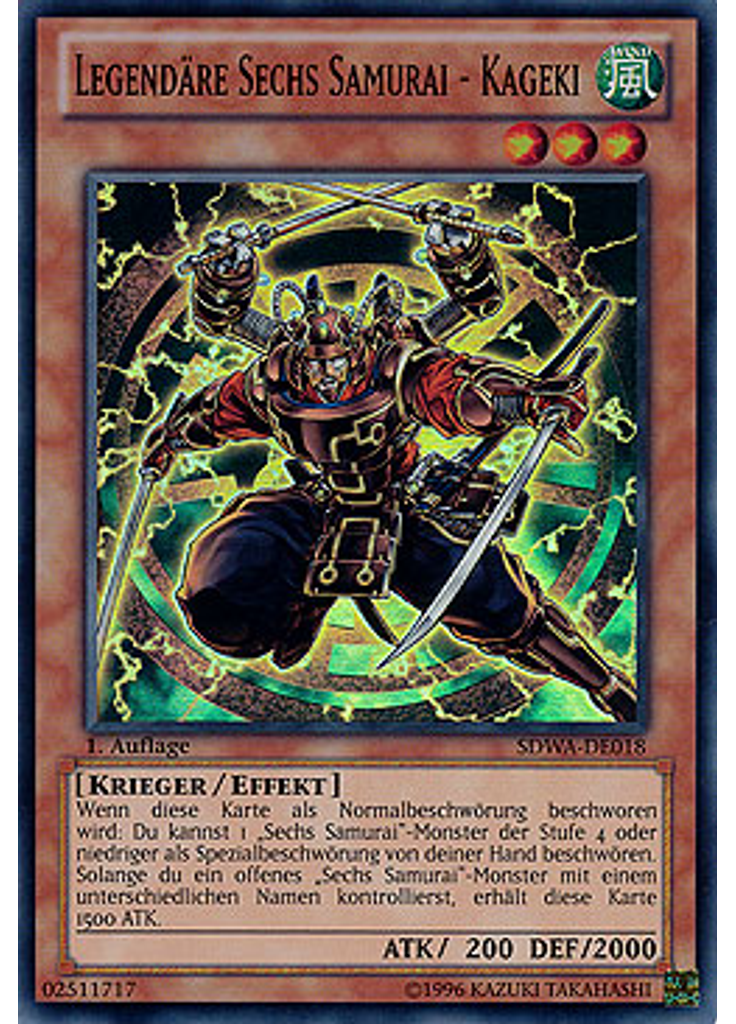 Legendäre Sechs Samurai - Kageki