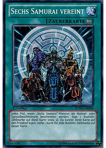 Sechs Samurai vereint