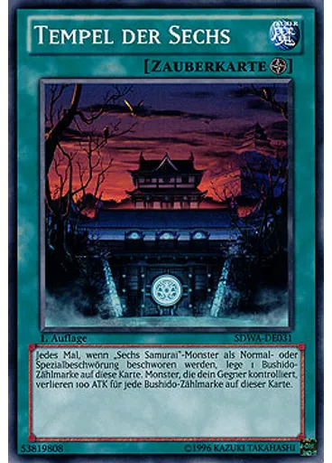 Tempel der Sechs — Samurai Warlords Structure Deck