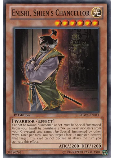Enishi, Shien's Chancellor