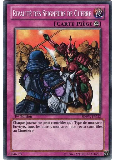 Rivalité des Seigneurs de Guerre — Seigneur de Guerre Samouraï Deck de Structure