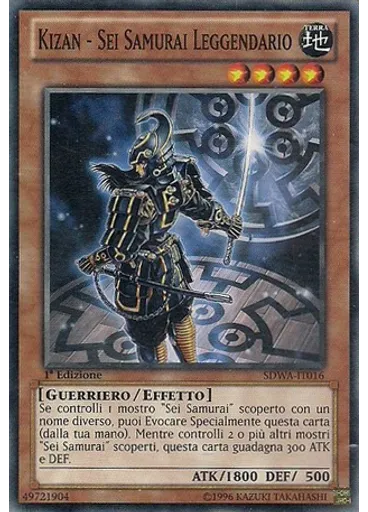 Kizan - Sei Samurai Leggendario