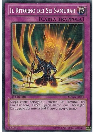 Il Ritorno dei Sei Samurai! — I Samurai Signori della Guerra Structure Deck