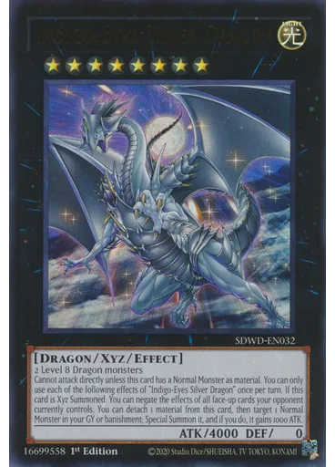 Indigo-Eyes Silver Dragon