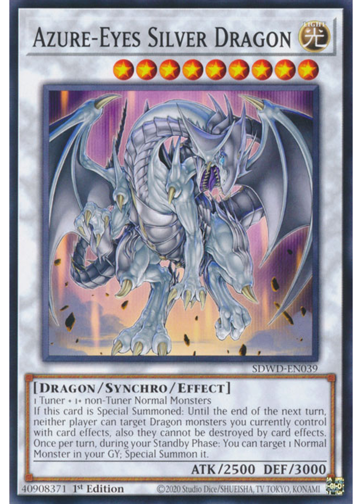 Azure-Eyes Silver Dragon