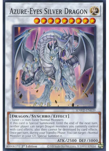 Azure-Eyes Silver Dragon