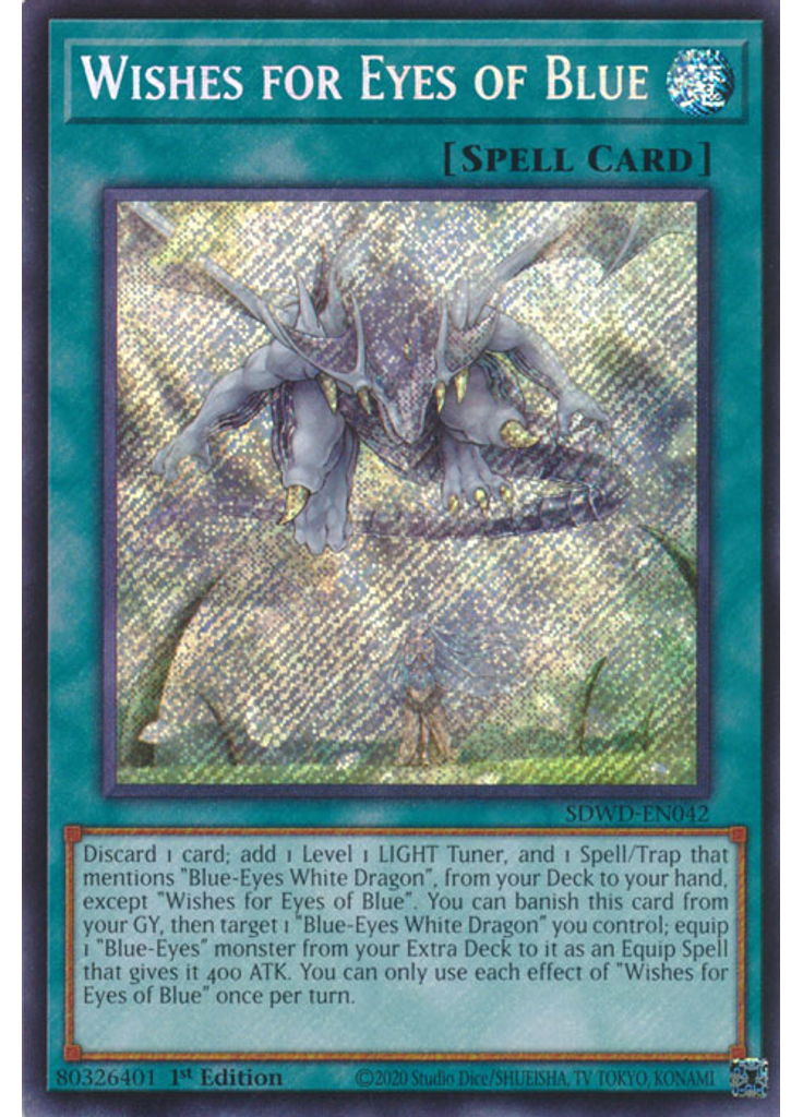 Wishes for Eyes of Blue (Secret Rare 1st Edition)