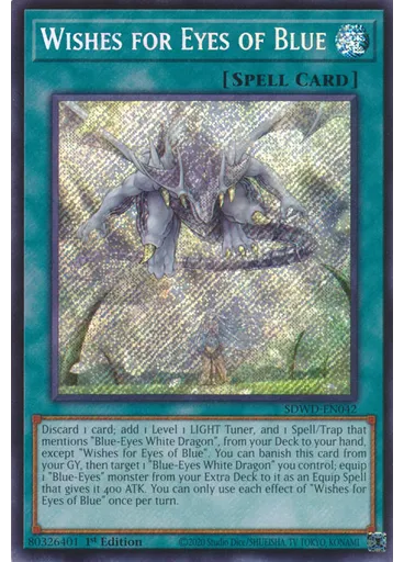 Wishes for Eyes of Blue (Secret Rare 1st Edition)