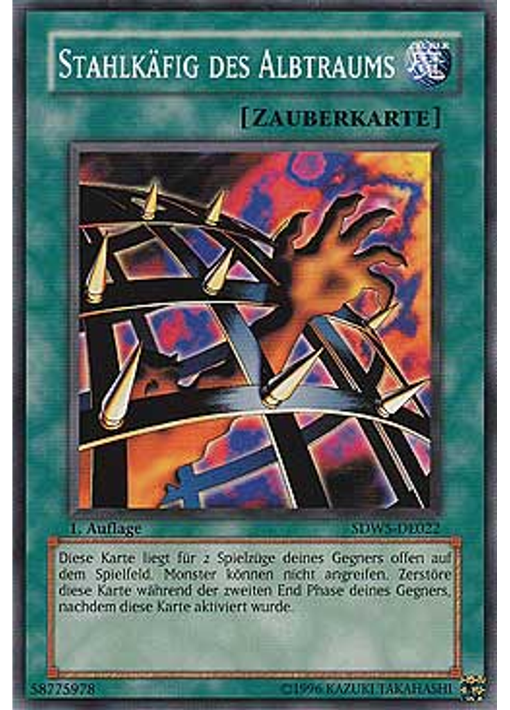 Stahlkäfig des Albtraums