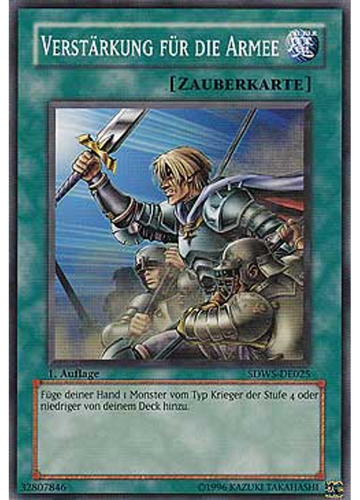 Verstärkung für die Armee