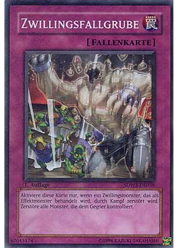 Zwillingsfallgrube