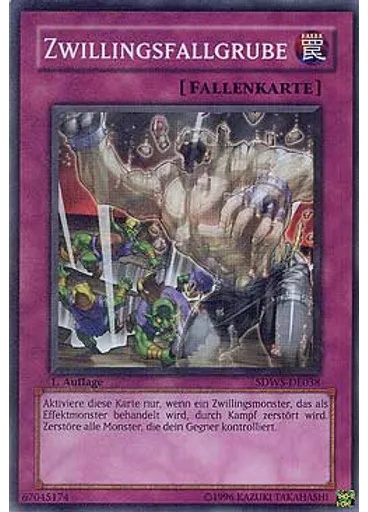 Zwillingsfallgrube
