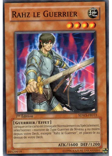 Rahz le Guerrier — L’attaque des Guerriers Deck de Structure