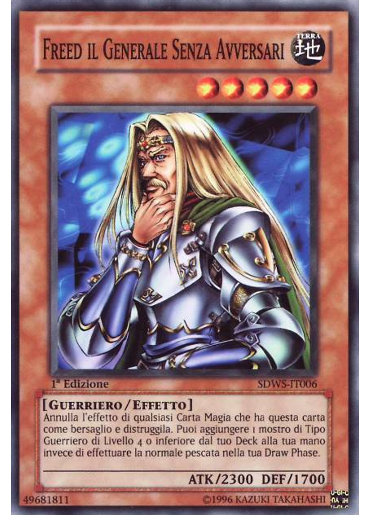 Freed il Generale Senza Avversari
