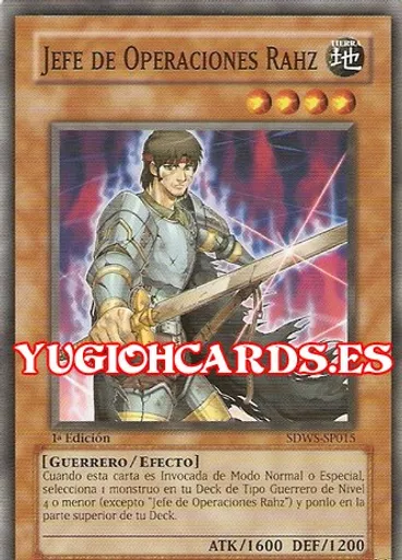 Jefe de Operaciones Rahz