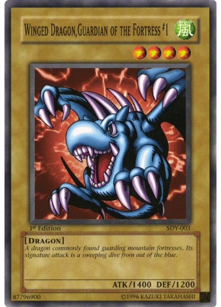 Winged Dragon, Guardian of the Fortress #1