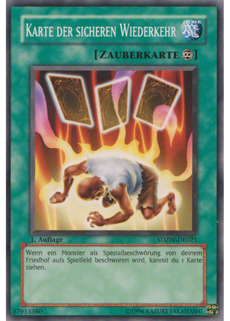 Karte der sicheren Wiederkehr