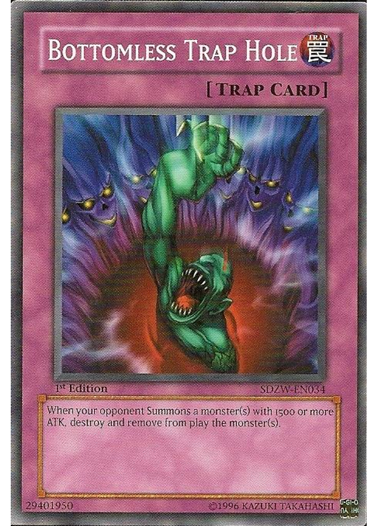 Bottomless Trap Hole