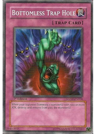 Bottomless Trap Hole