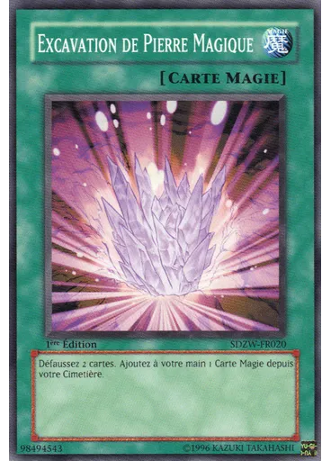 Excavation de Pierre Magique