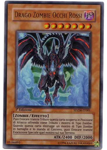 Drago Zombie Occhi Rossi