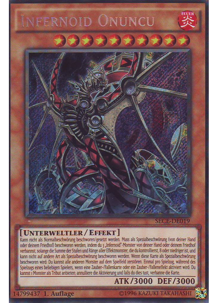 Infernoid Onuncu (Secret Rare 1st Edition)