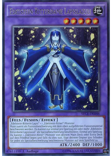 Edelstein-Ritterdame Lapislazuli