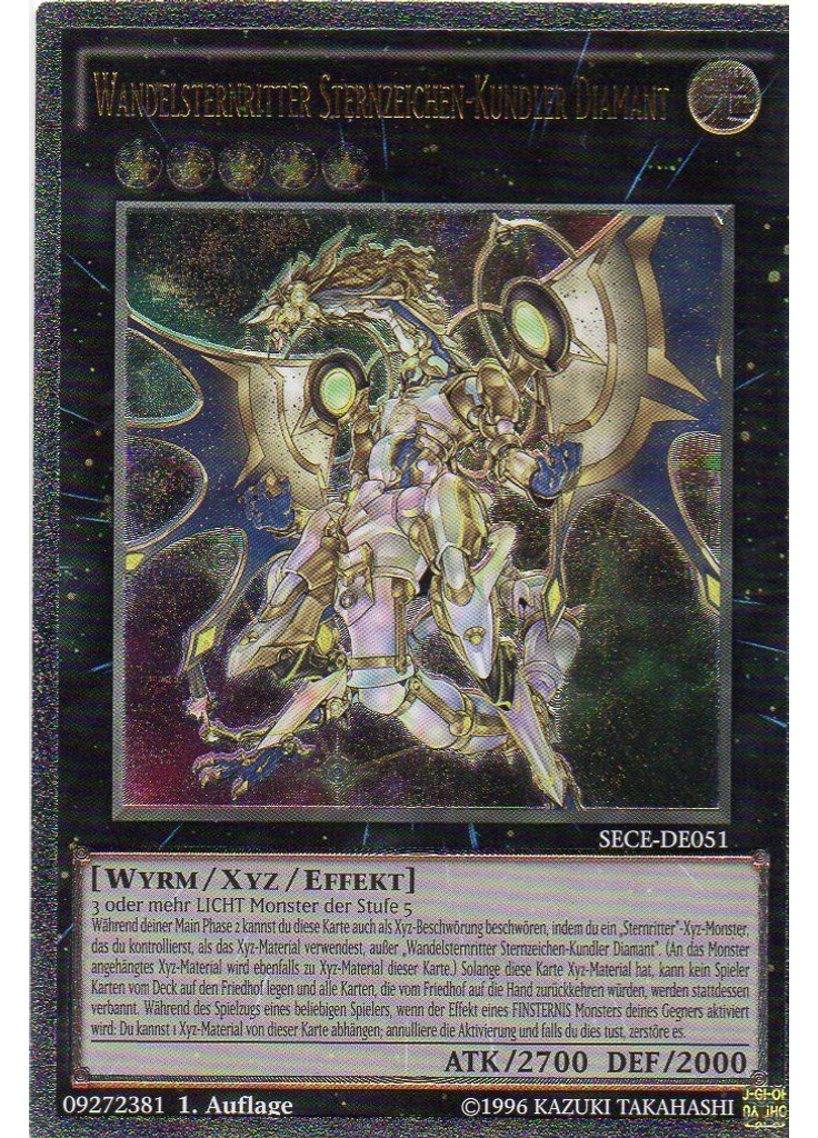 Wandelsternritter Sternzeichen-Kundler Diamant (Ultimate Rare 1st Edition)